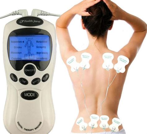 Full Body Tens Digital Therapy Massager Slimming Pulse Muscle Relax Massage Electric Slim 4 Pads