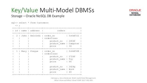 Multi Model Database
