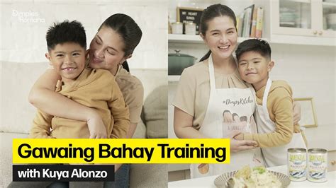 Gawaing Bahay Training With Kuya Alonzo Youtube