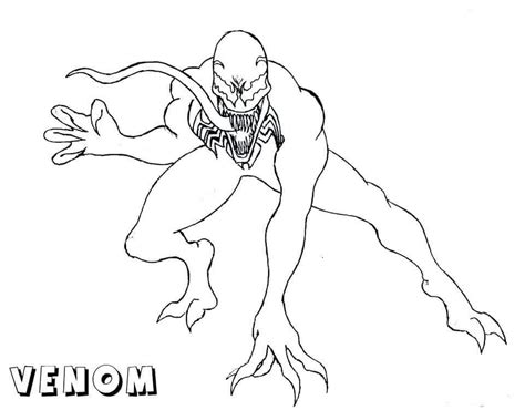 Marvel Venom Coloring Pages Coloring Pages