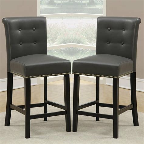 Find replacement parts & accessories for your restaurant's chairs and barstools at maintain the appearance and functionality of your restaurant furniture by stocking up on bar stool parts and. Set of 2 Dining High Counter Height Chair Bar Stool 24"H ...
