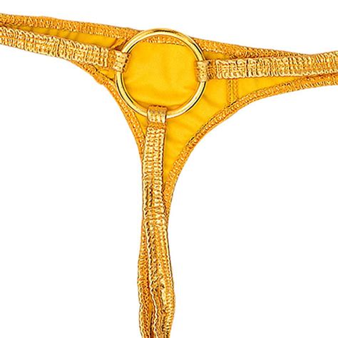 Sexy Mens Open Front Breathable G String Underwear Pouch Men Brief