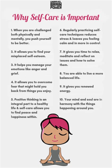 Why Self Care Is Important 10 Tips For Self Care Unravel Brain Power