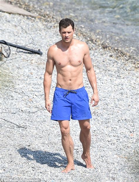 Hunky Jamie Dornan Shows Off His Ripped Physique As He Joins Stunning