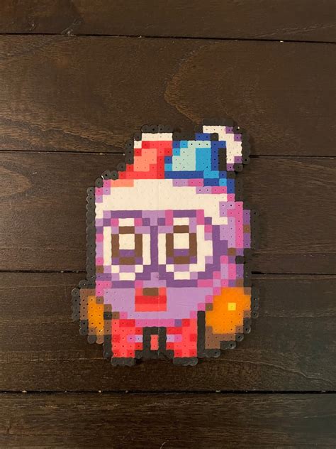 Kirby Super Star Marx Hamaperler Bead Pixel Art Etsy