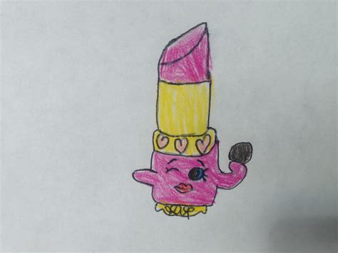 how to draw lippy lip shopkins