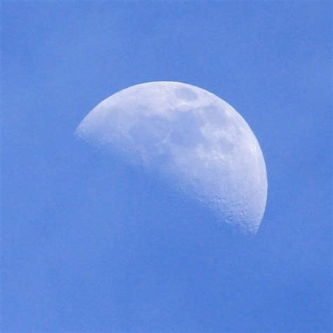 Daytime Moon Picture Free Photograph Photos Public Domain