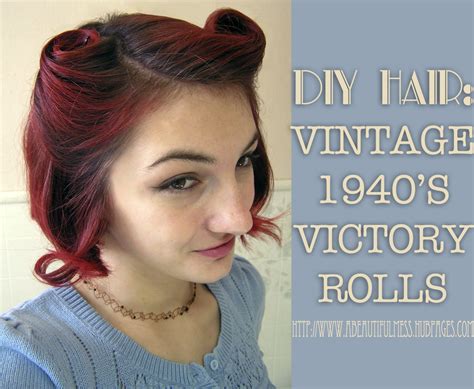 Diy Hair Vintage S Victory Rolls Bellatory