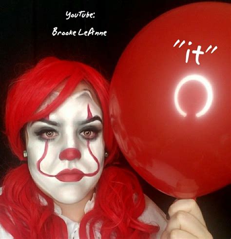 Pennywise From It It Movie Makeup Halloween Clown Tutorial Face