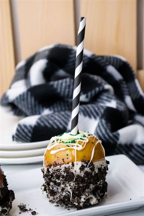 Easy Gourmet Caramel Apples Recipe With Crushed Cookie Toppings
