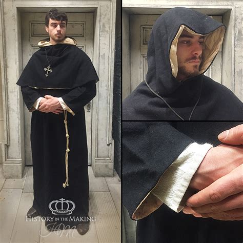 Monk Dressed In Black Robes Augustinian Order Benadictine Order History In The Making