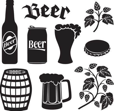 beer icons set 2258891 vector art at vecteezy