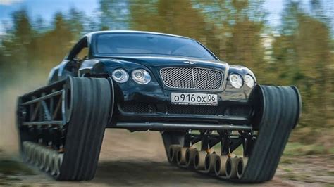 Bentley Continental Gt Youtuber Baut Supersportwagen Zum Panzer Um