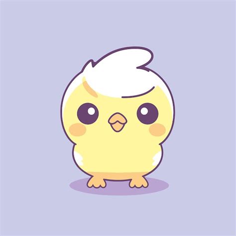 Premium Vector Cute Kawaii Chicken Chibi Mascot Vector Cartoon Style