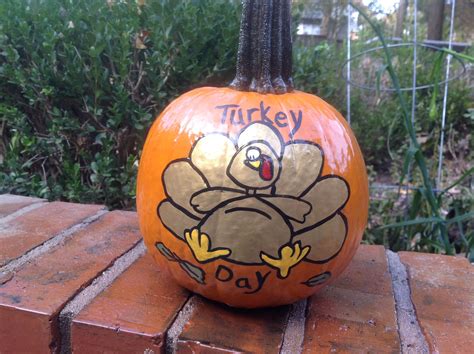 Pin By Kimberly Tylicki On Thanksgiving Pumpkin Painting Hand Painted