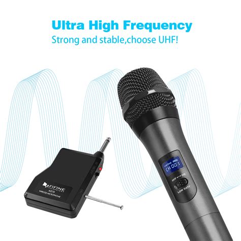 Fifine Wireless Microphonehandheld Dynamic Microphone Wireless Mic