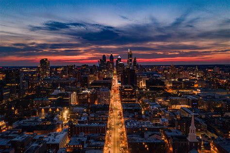 Philadelphia sunset 4/5/2020 : r/CityPorn