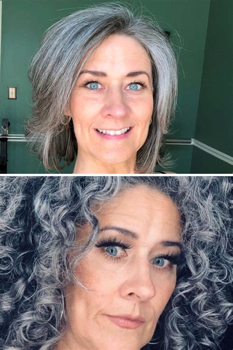 Embrace Your Grays Read Tinas Gray Hair Transition Story Transition To Gray Hair Natural