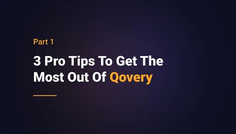 3 pro tips to get the most out of qovery part 1