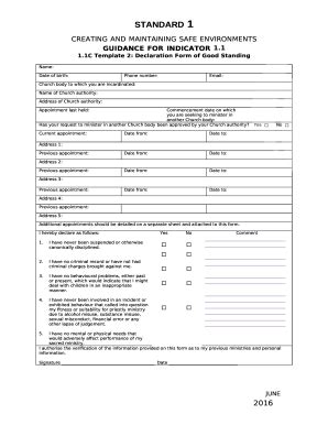 1 1C 2 Declaration Of Good Standing Doc Template PdfFiller