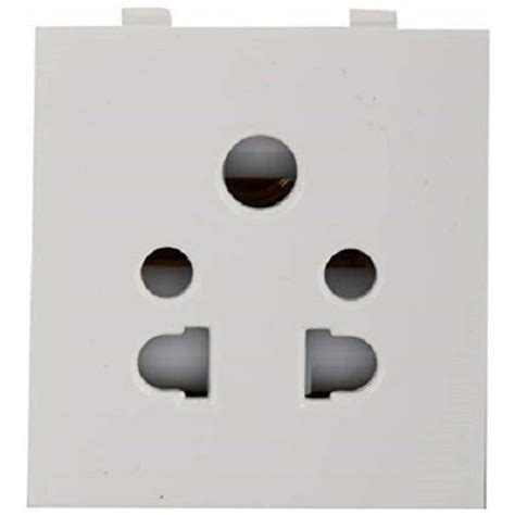 White 3 Pin Roma Socket 230v At Rs 120piece In Bengaluru Id