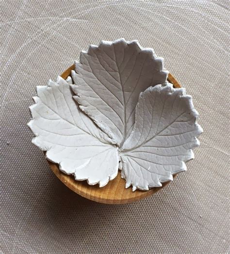 Designers Block Diy Clay Leaf Bowls