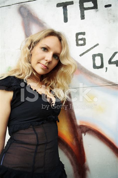 Pretty Blonde Woman Stock Photo Royalty Free Freeimages