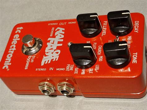 Tc Electronic Hall Of Fame Reverb Effects Pedals