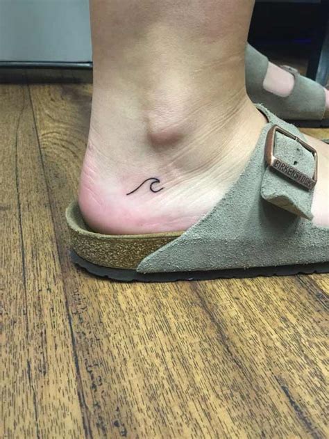 A tattoo on bicep or your chest is simple when you visit get the job done to pay up. 26 Super Simple Wave Tattoo Designs - TattooBlend