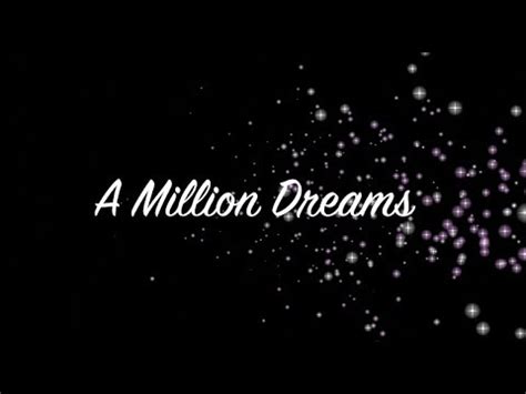 I think of what the world could be. A Million Dreams (The Greatest Showman Instrumental Cover ...
