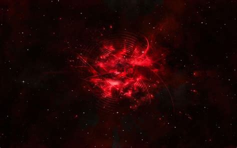 Dark Red Space Wallpapers Wallpaper Cave