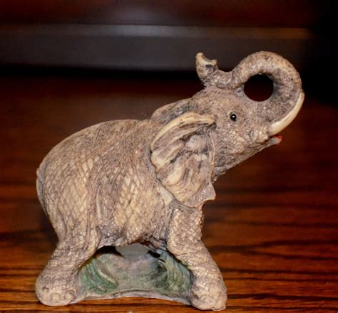 Small Elephant Figurine Etsy
