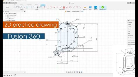 Making 2d Practice Drawing In Fusion 360 Dezign Ark