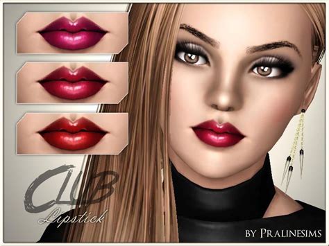 Pralinesims Club Lipstick Sims Makeup Sims Sims Cc Makeup