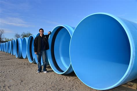 Diamond Plastics Manufactures Worlds Largest Solid Wall Pvc Pipe