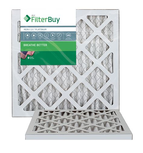 Filterbuy 14x18x1 Merv 13 Pleated Ac Furnace Air Filter Pack Of 2