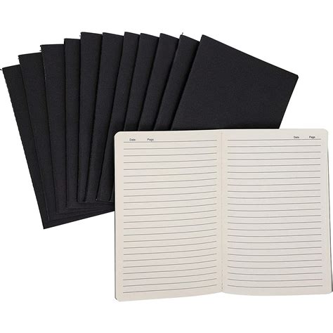 12 Pack Kraft Journal Bulk Lined Pocket Notebook For Diary A5 Size