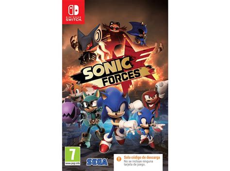 Nintendo Switch Sonic Forces Código De Descarga