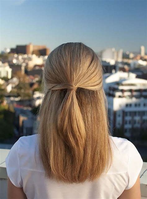 Simple And Easy Hairstyles For Medium Hair For School Idea Straight