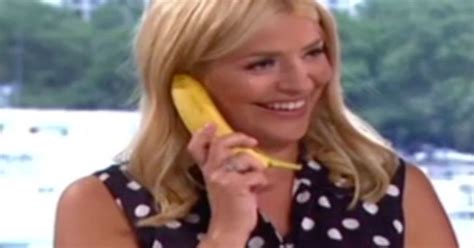 Watch Holly Willoughby Predict The Future Using Bananas On This Morning