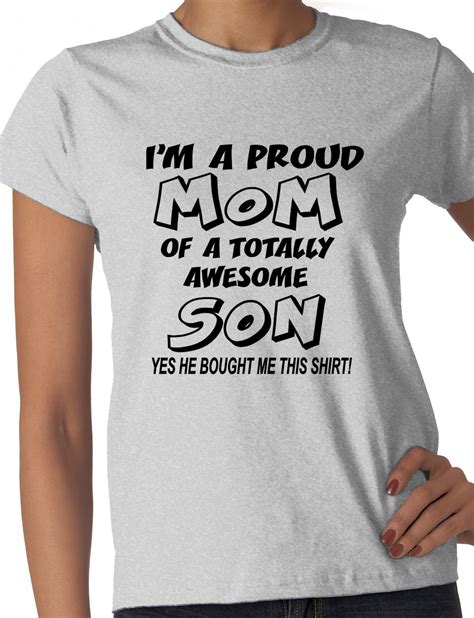 i m a proud mom awesome son novelty funny ladies t t shirt size s xxl ebay