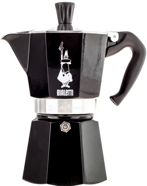 Bialetti Moka Express Stovetop Espresso Maker Black Crema