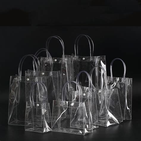 Clear Display Bags Small Transparent T Plastic Bag Mini Pvc Bags