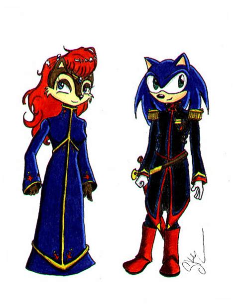 Queen Sally King Sonic By Skc83 On Deviantart