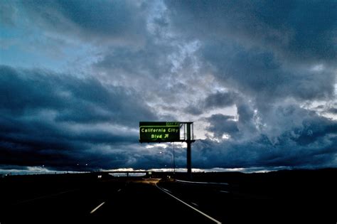 Zenfolio Desert Dispatches Dark Desert Highway