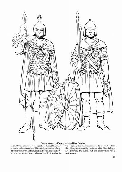 Coloring Pages Byzantine Medieval Empire Printables Roman