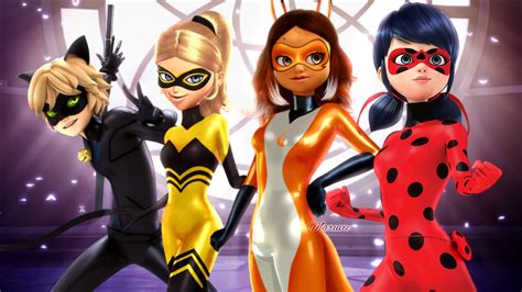 Miraculous Ladybug Speededit The New Heroes Of Paris Rena Rouge And