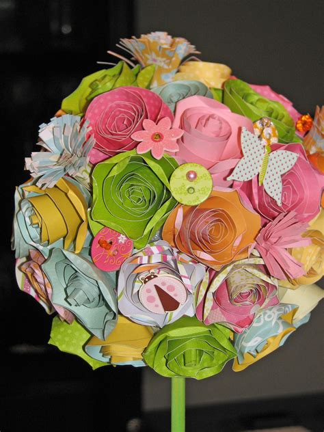 Bits Of Me Spring Paper Flower Topiary
