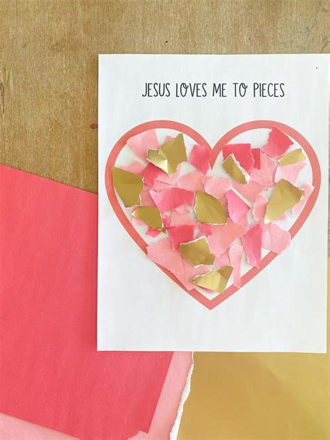 Jesus Loves Me Craft Printable Etsy