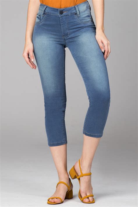 Calça Cropped Jeans Feminina Oxiblue Jeans